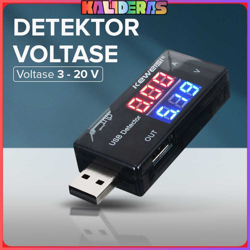 USB Charger Power Current Voltage Tester Detector 3-20V 0-3A - KWS-10VA