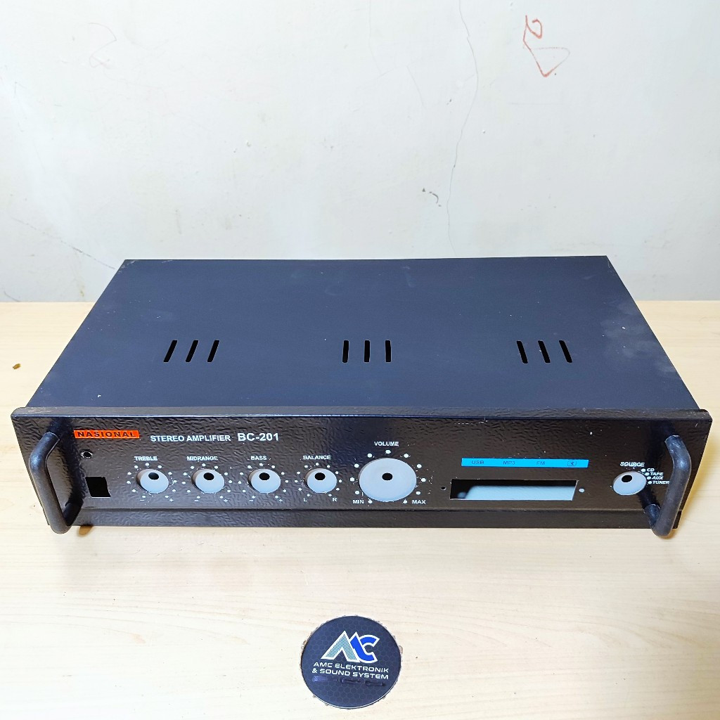 BOX POWER AMPLIFIER NASIONAL BC-201 + USB