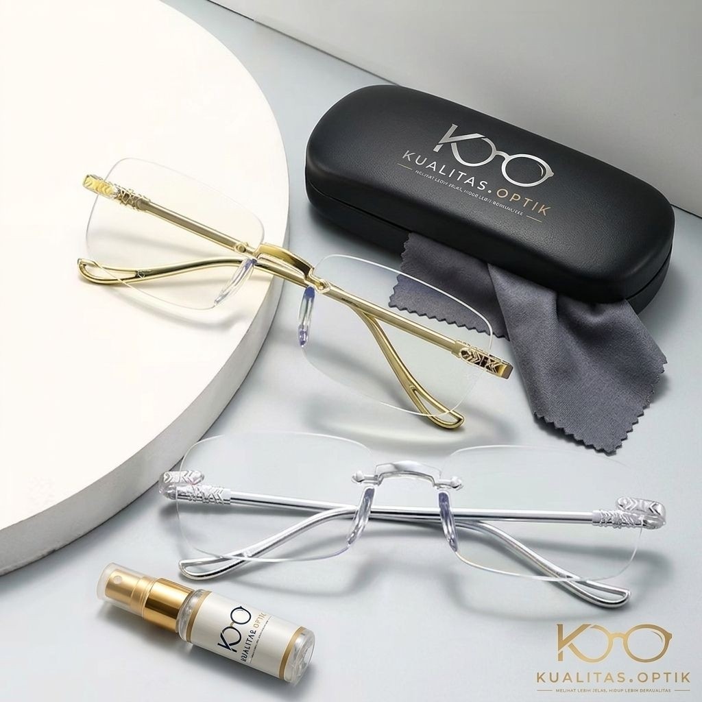Kacamata Baca Lensa Plus Auto Focus Anti Radiasi Sport Glasses Pria Wanita Premium