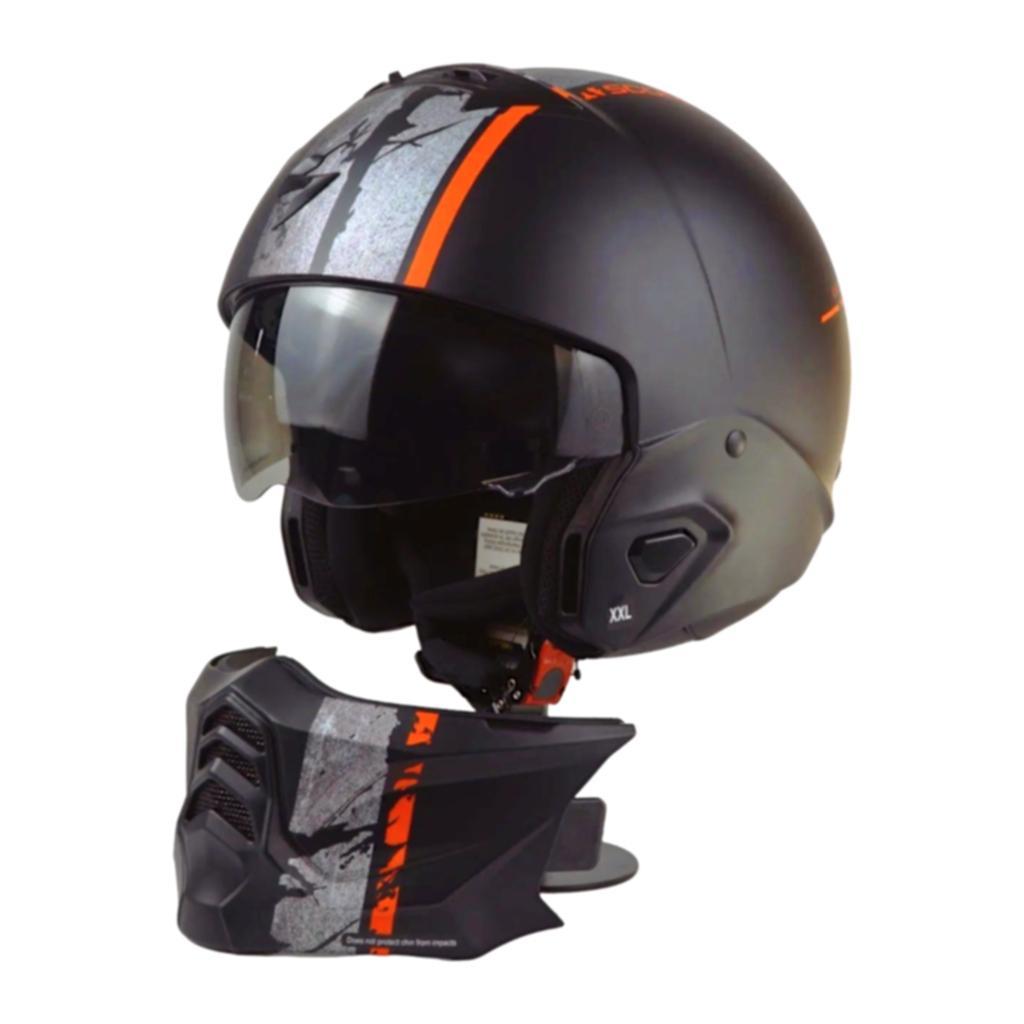 Helm Scorpion Exo Combat 2 Lord – Matt Black Red