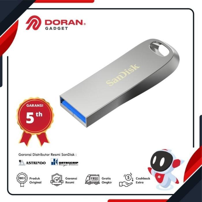 SanDisk Flash Disk Ultra Luxe USB 3.1 150MBps FlashDisk CZ74 32GB 32 G