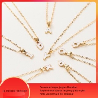 S8671   Kalung Huruf Kalung Modis Dan Sederhana