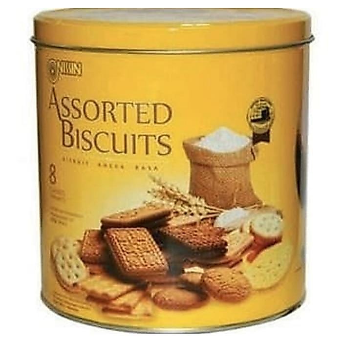Nissin Assorted Biscuits Yellow / biskuit kaleng assorted