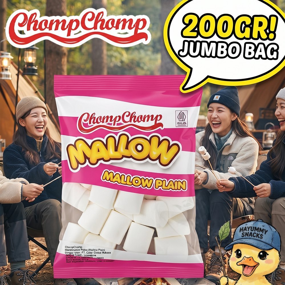 CHOMPCHOMP Marshmallow Plain 200GR