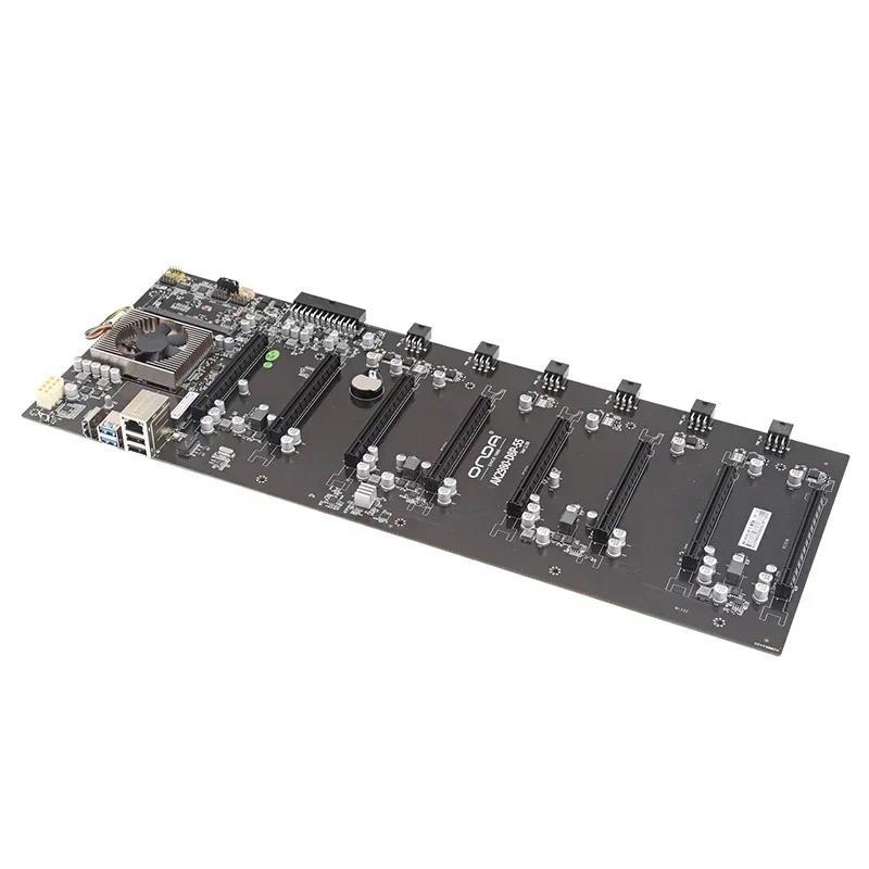 Miner Motherboard Onda K15 K7 B250 AK2980 D8P 65MM ETH BTC Mining Rig For RX570 580 GTX1660S 3060IT 