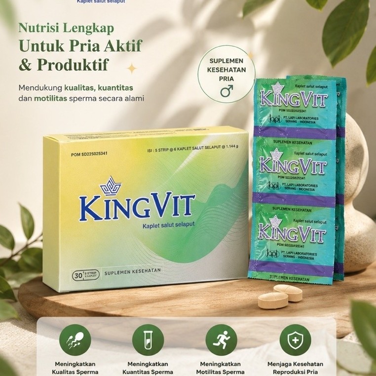 PROMIL KINGVIT 6 TABLET | Suplemen Kesehatan Pria