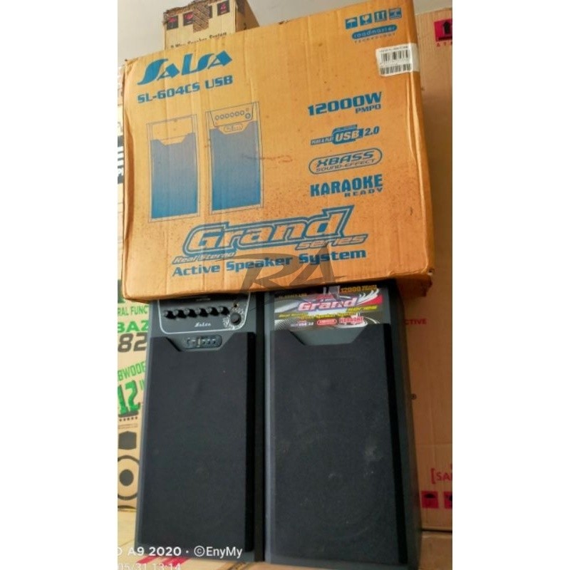 III SPEAKER SALSA SL 604 604CS SL604 CS SL604CS ACTIVE SPIKER AKTIP AKTIF SEPASANG SATU PASANG KANAN