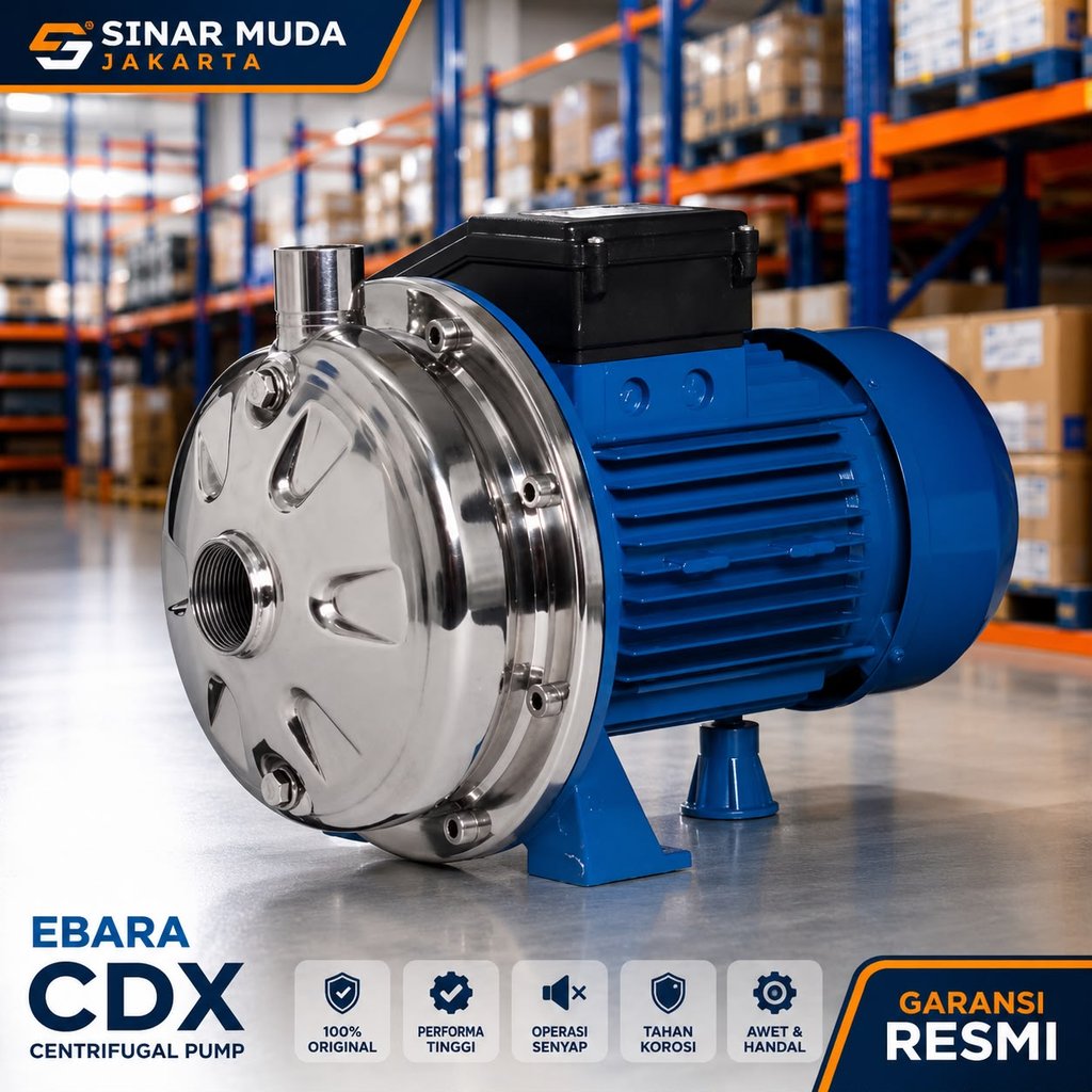 Pompa Ebara 2CDX 200/50 5HP Pompa Booster Ebara Stainlees 2CDX 200/50