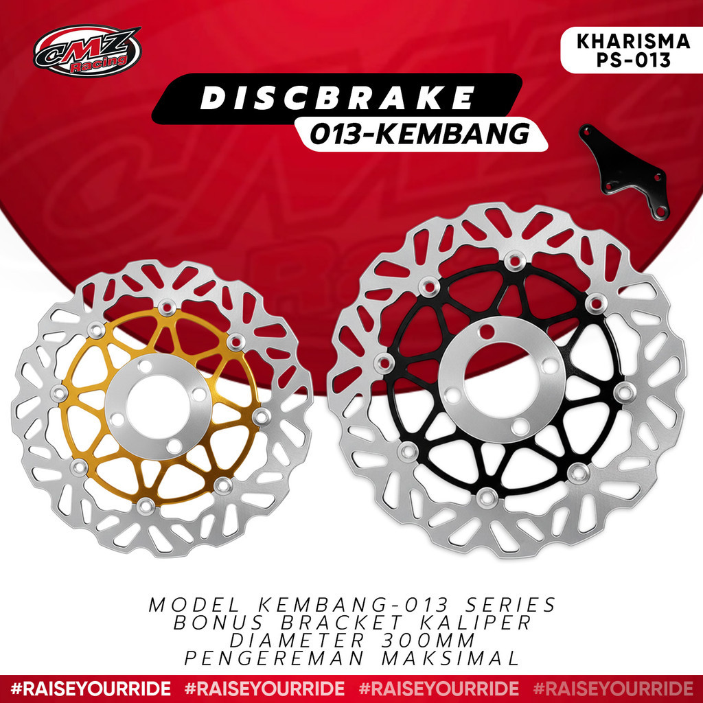 Piringan Cakram 300MM KHARISMA SUPRA X 125 Model PSM Free Bracket