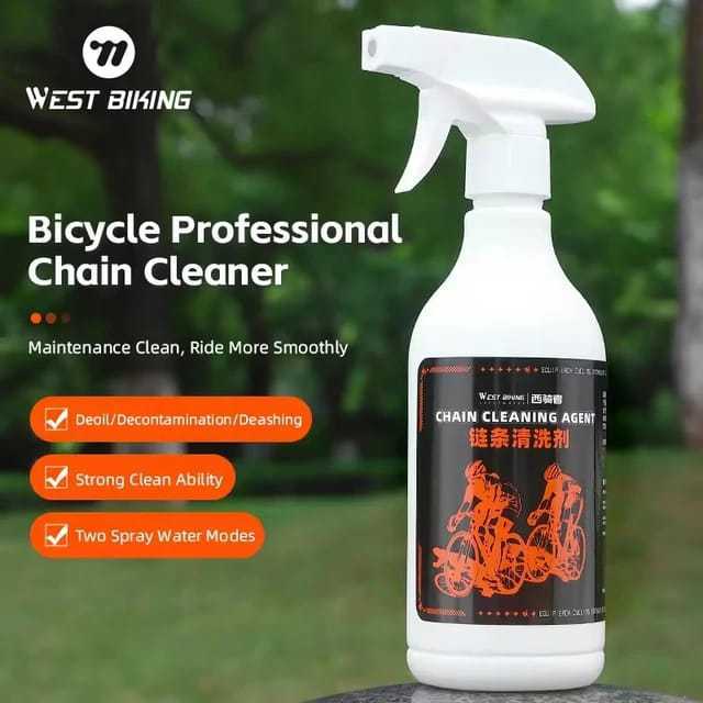 Foto West Biking Pembersih Drivetrain Rantai Dan Gear Sepeda 500ml Chain Sprocket Cleaner Spray Liquid