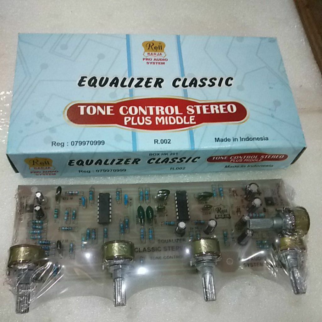 Kit Tone control stereo + middle equalizer classic
