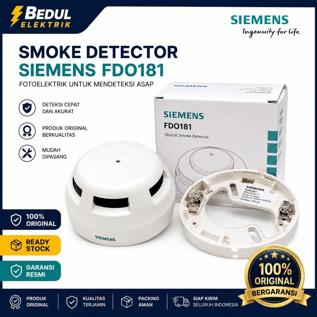 Smoke detector fdo181 siemens addressable