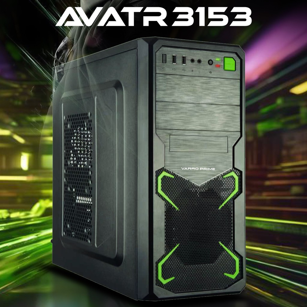 Casing PC VARRO PRIME AVATR+ 3153 ATX Included PSU 400W