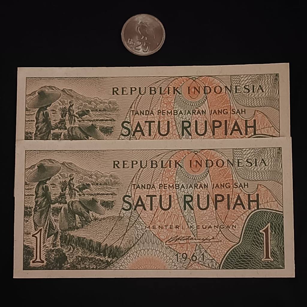 UIG65AA PAKET MAHAR NIKAH 27 RUPIAH & 26 RUPIAH (Rp 25 Koin + Rp 1 Kertas )