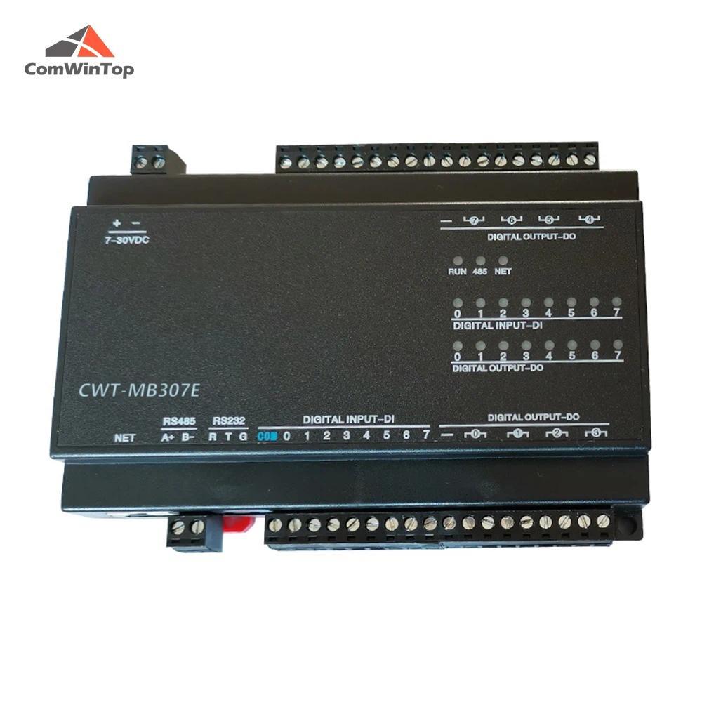 CWT-MB307E 8+8DO RS485 RS232 Ethernet Modbus Rtu with N Rail Mounting