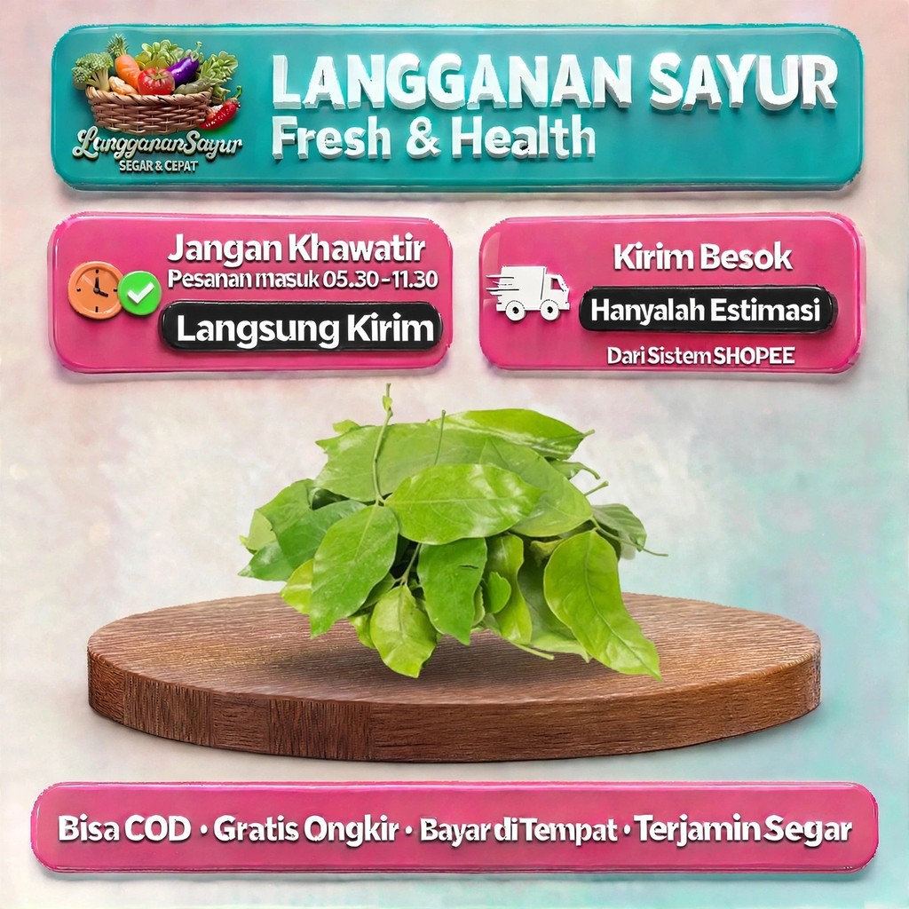Daun Melinjo - Sayur Segar Palembang - Langganan Sayur Palembang