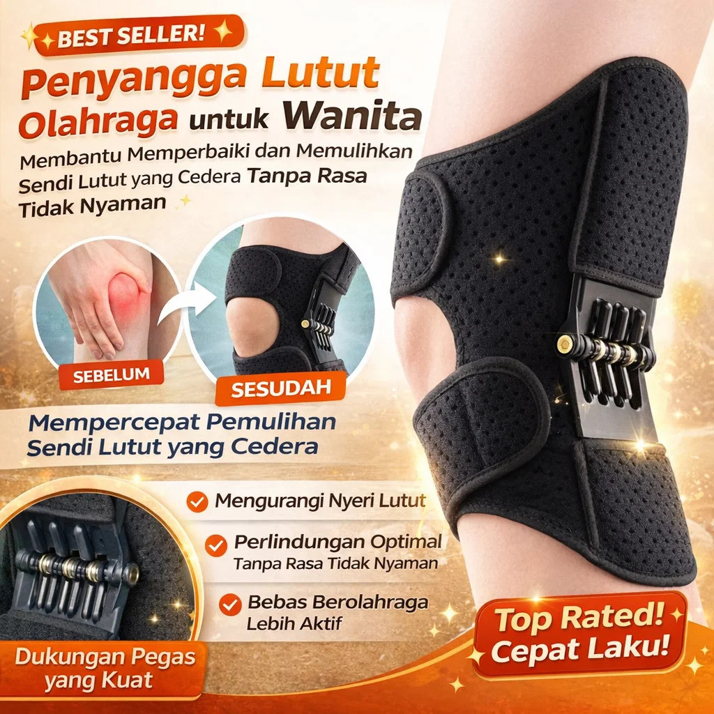 COD[KNEE SUPPORT] Pelindung Lutut Olahraga Penguat Lutut - Penguat Lutut Untuk Pemulihan Cedera | Al