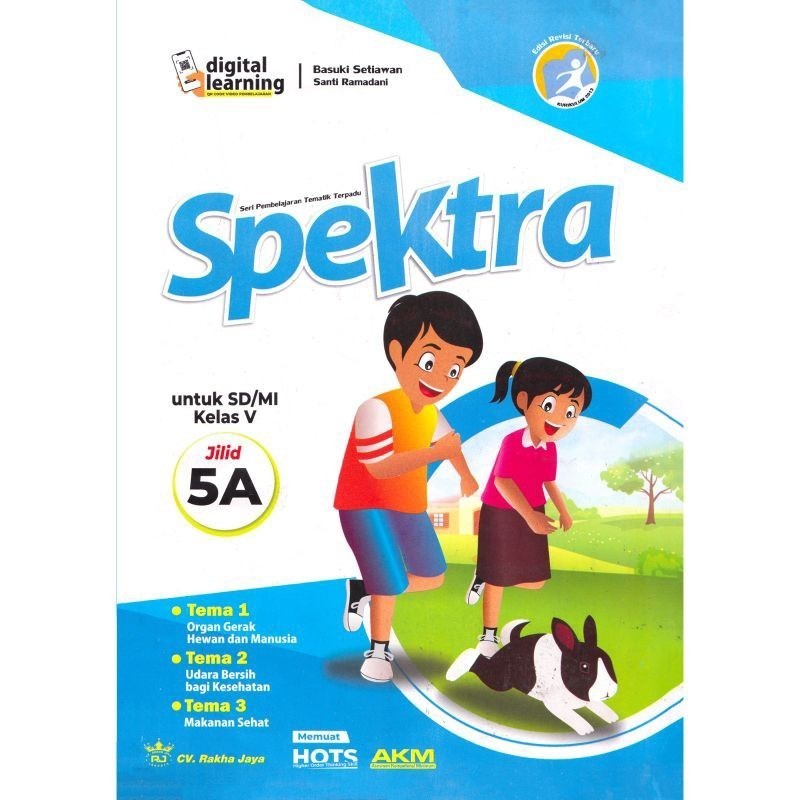 Spektra jilid 5A Seri pembelajaran tematik terpadu .