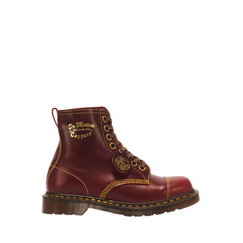 Dr. Martens Cappers 8 Eye Boot Burgundy Classic Calf