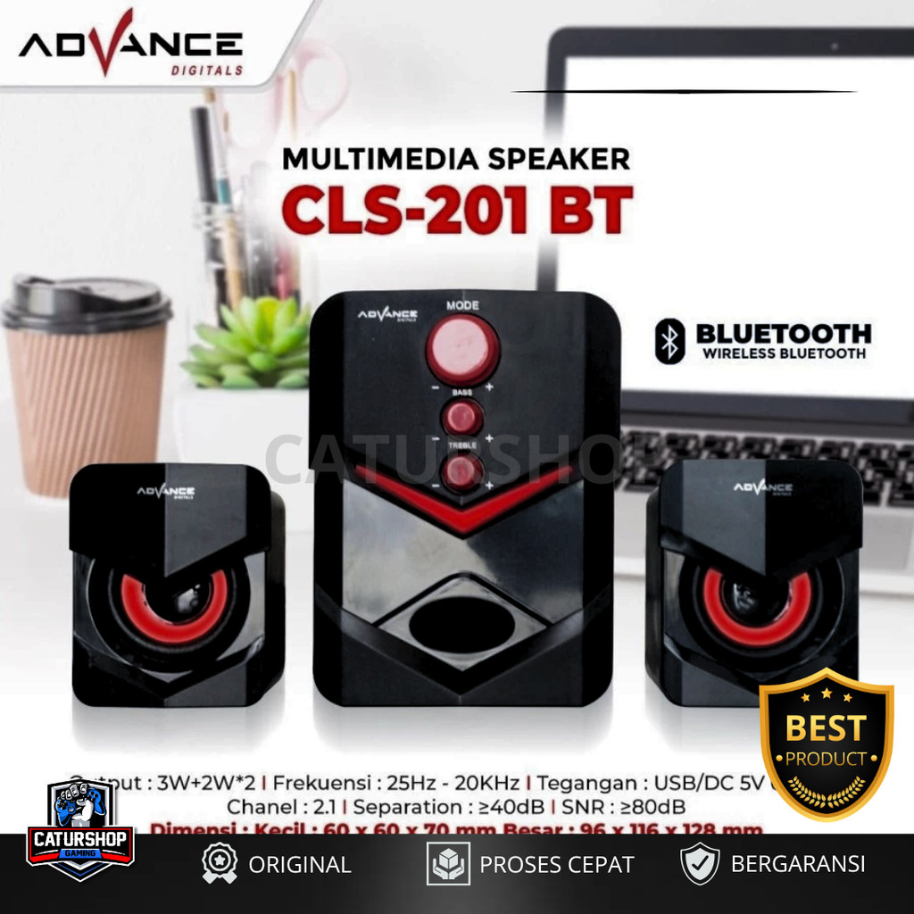 Speaker Bluetooth Advance CLS201BT CLS-201BT Mutimedia