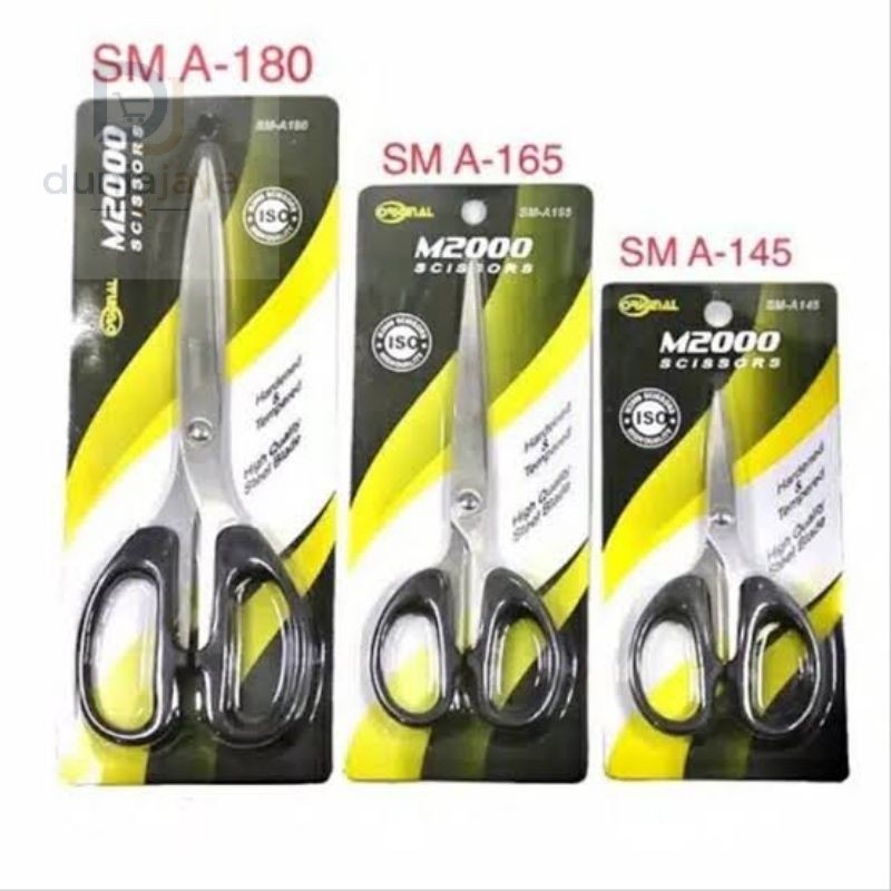GUNTING STAINLESS - GUNTING KERTAS - GUNTING M2000 - GUNTING STAINLESS STEEL M2000 UKURAN KECIL SEDA