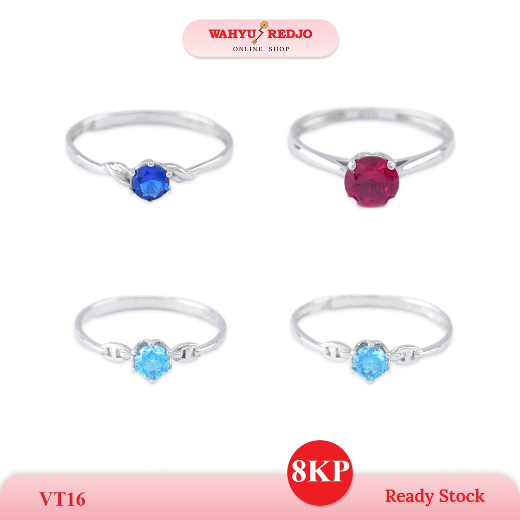 WAHYU REDJO - CINCIN EMAS SOLITARE WARNA 8KP EMAS ASLI 100%