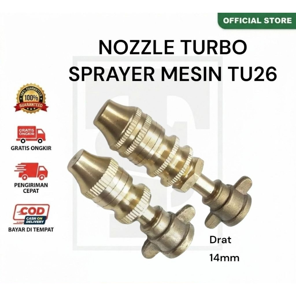 Nozzle Jet Turbo Thailand High Pressure Electric Sprayer: Dapat Dialing Atomisasi dan Long Range,