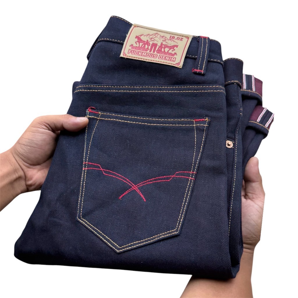 DENIM SELVEDGE FUCKMOUS 18 OZ