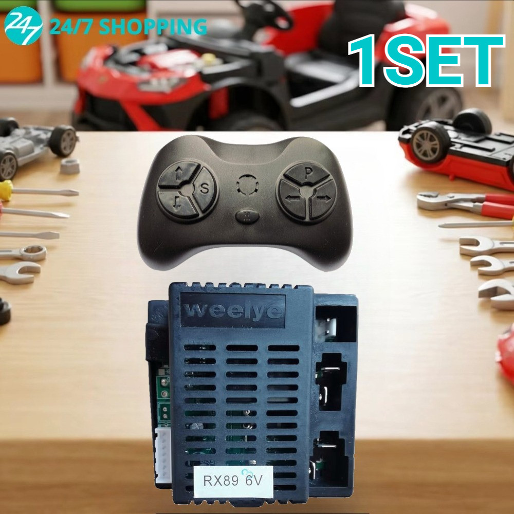 1Set Receiver Remot Mobil Aki 6V / Remot Receiver Mobilan Aki 6V RX89