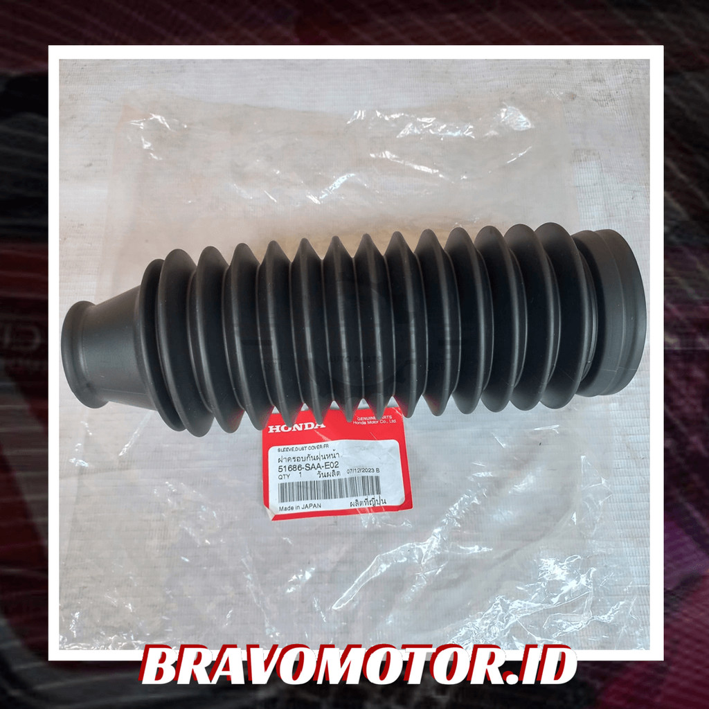 Original 51686SAA Karet srobong shock depan kanan atau kiri