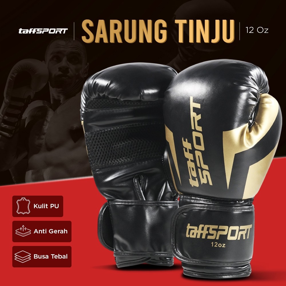 PROMO Sarung Tinju MMA UFC Boxing Muay Thai Glove HUANMENG - AHM01