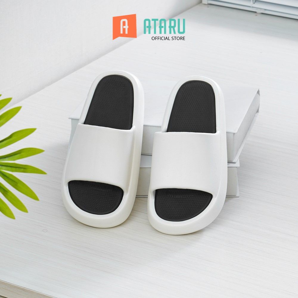 Ataru Sandal Thick Slippers Block Unisex Sandals Sendal Santai Sandal Universal Casual Sandals Senda