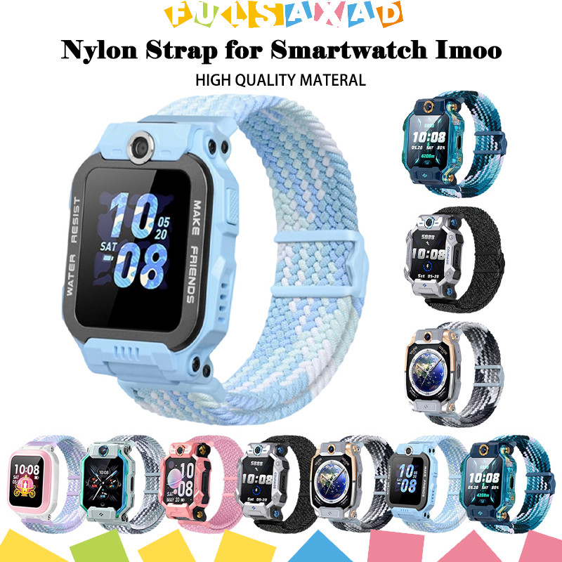 Braided Nylon Elastic Sport Strap for Smartwatch Imoo Z12/Z11/Z10/Z9/Z8/Z7/Z6pro/Z1 Band Belt Bracel