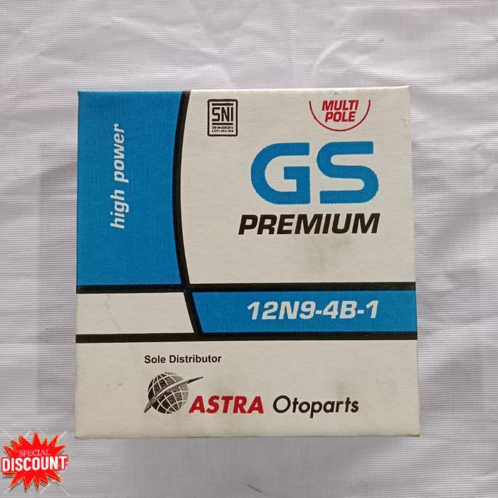 AKI GS PREMIUM 12N9 4B1M (THUNDER 125, PULSAR, VIAR)