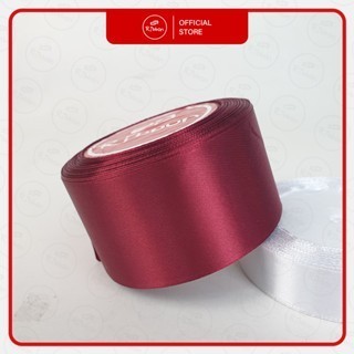 Pita Satin 2" 5cm 5 ROL  Saten 2 Inch Ribbon 1 Slop Pita Kain 5cm (SLOP)