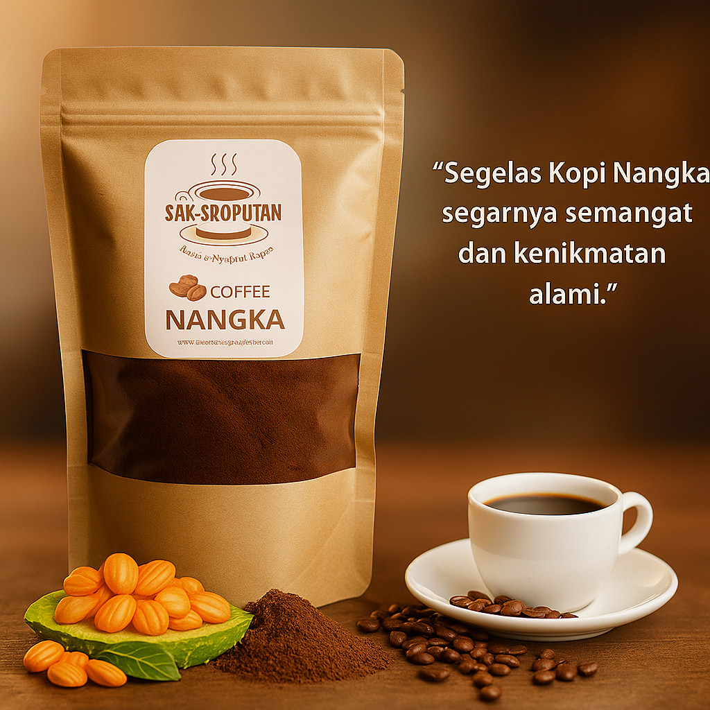 ( SS 01 ) Bubuk Kopi Nangka Madu 500 gram manis harum Nangka mantap aroma buah Nangka bubuk kopi nan
