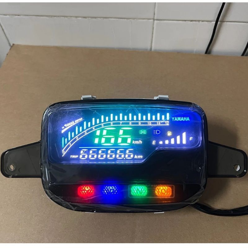 speedometer spidometer fizr digital green style