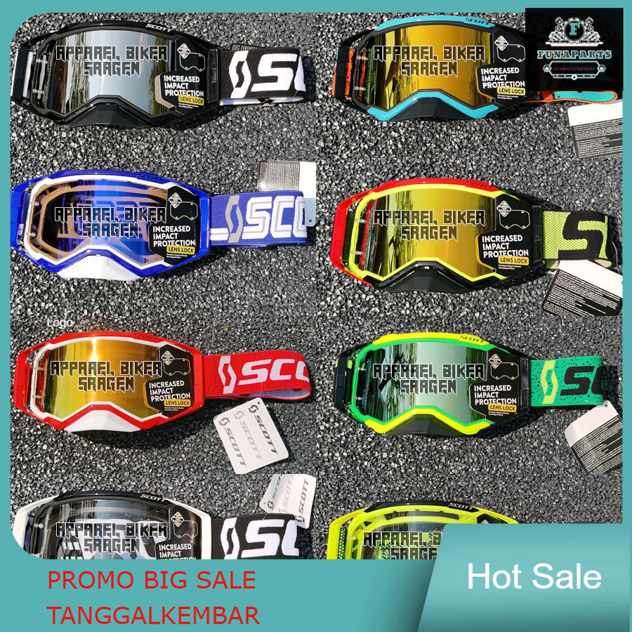 kacamata goggle scott prospect helm trail motocross tril adventure trabas supermoto helm jpx gm orca