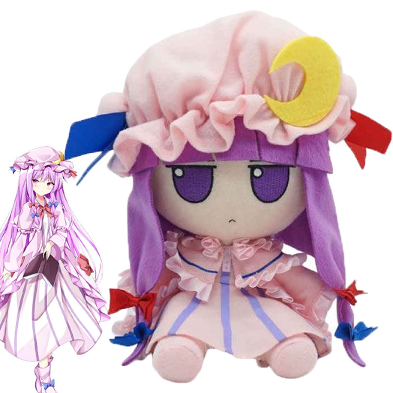 20cm TouHou Project Plush Toy Patchouli Knowledge Moriya Suwako Sealed Club Stuffed Doll Hakurei Rei
