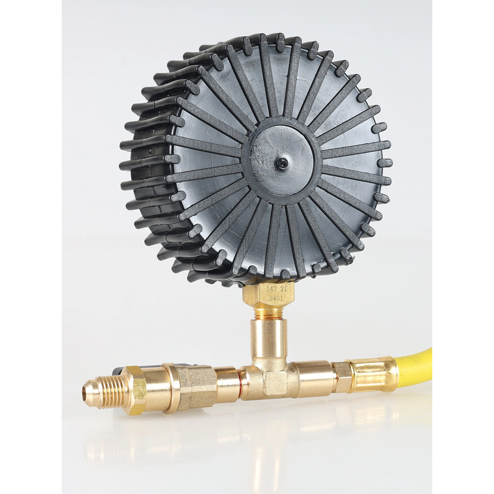 Pressure Gauge Copper Pipe Pressure Gauge Air Conditioner Refrigerator Nitrogen Pressure Gauge Leak 