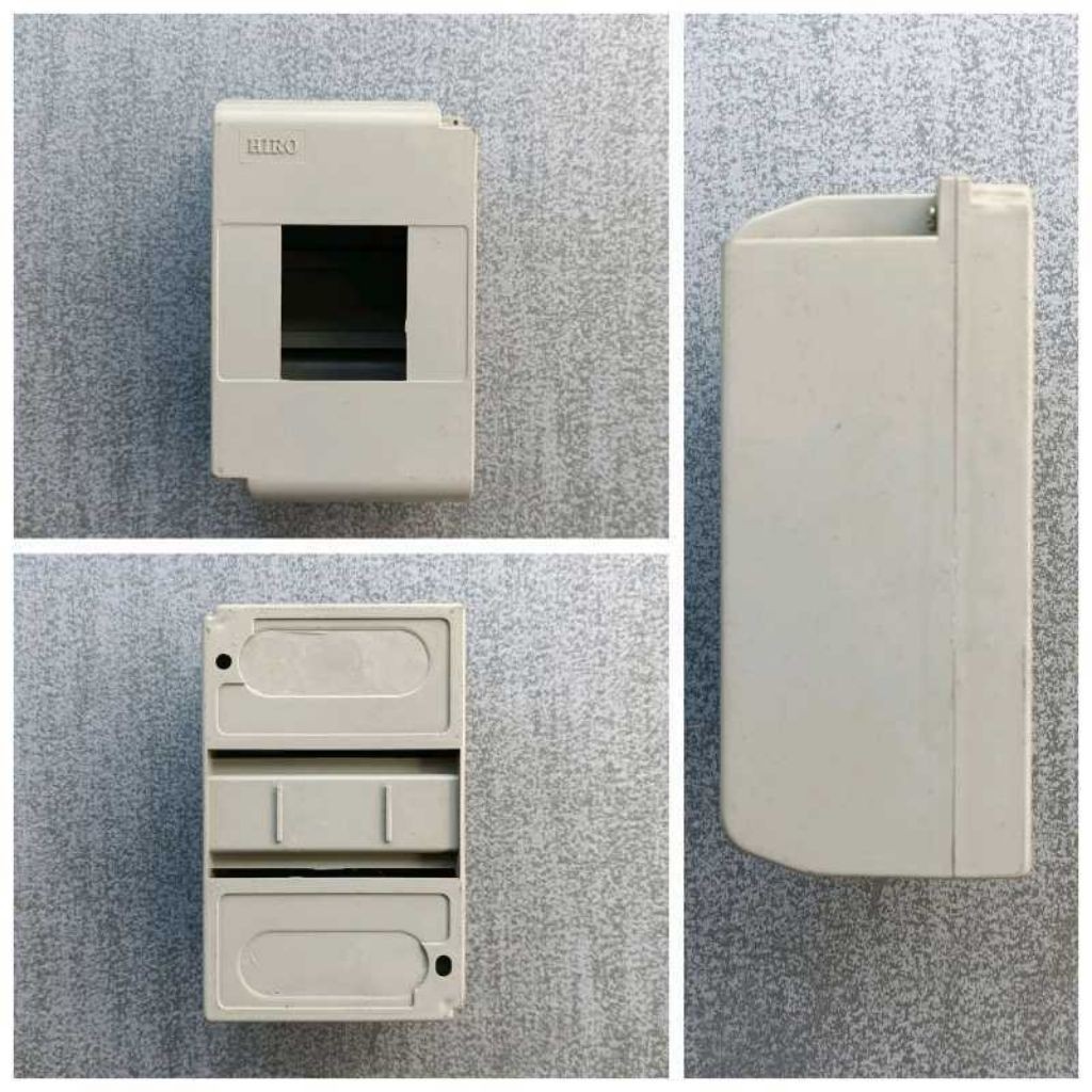 box mcb 2 group tempel pvc