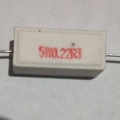 (BACA DESKRIPSI) RESISTOR 0,22 5W 0,22RJOHM 5W