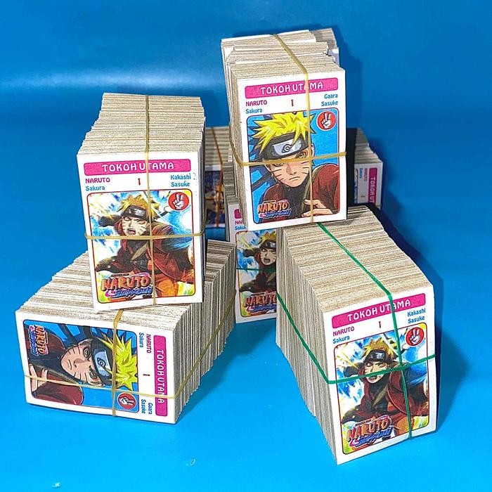 1 IKAT ISI 320 LEMBAR MAINAN KARTU KWARTET MOTIF RANDOM / MAINAN KARTU TEPUK / MAINAN KARTU WAYANG J