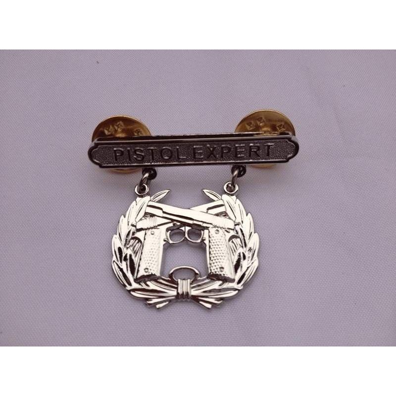 US Marine Pistol Qualification Expert Shooting Badge - US045