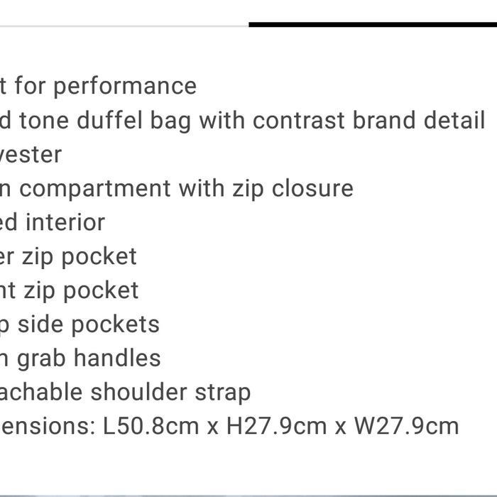 Nike Original brasilia training duffel bag tas gym olahraga