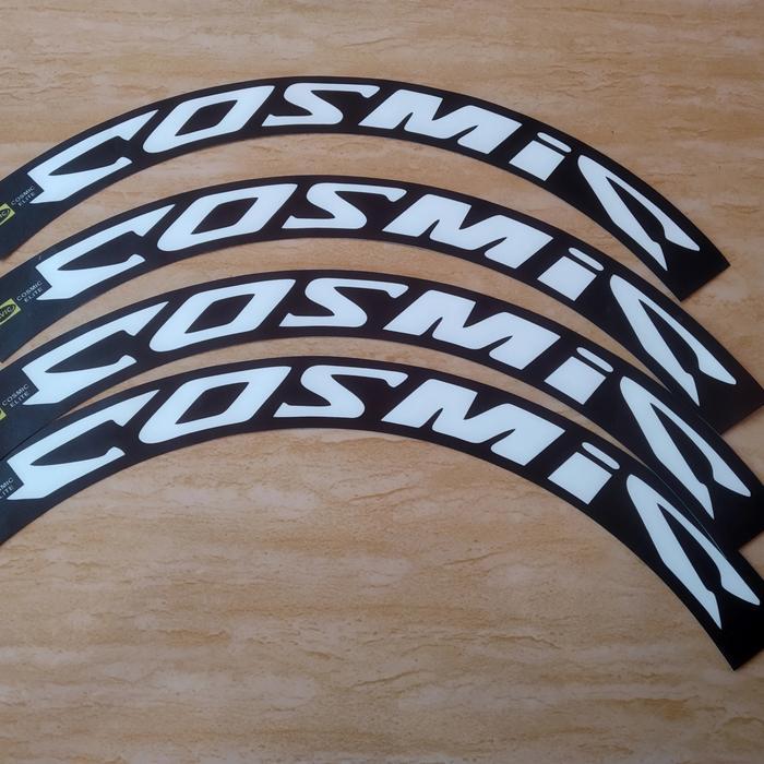 stiker decal velg sepeda fixie roadbike cosmic ring 700c lebar 5 cm Terlaris