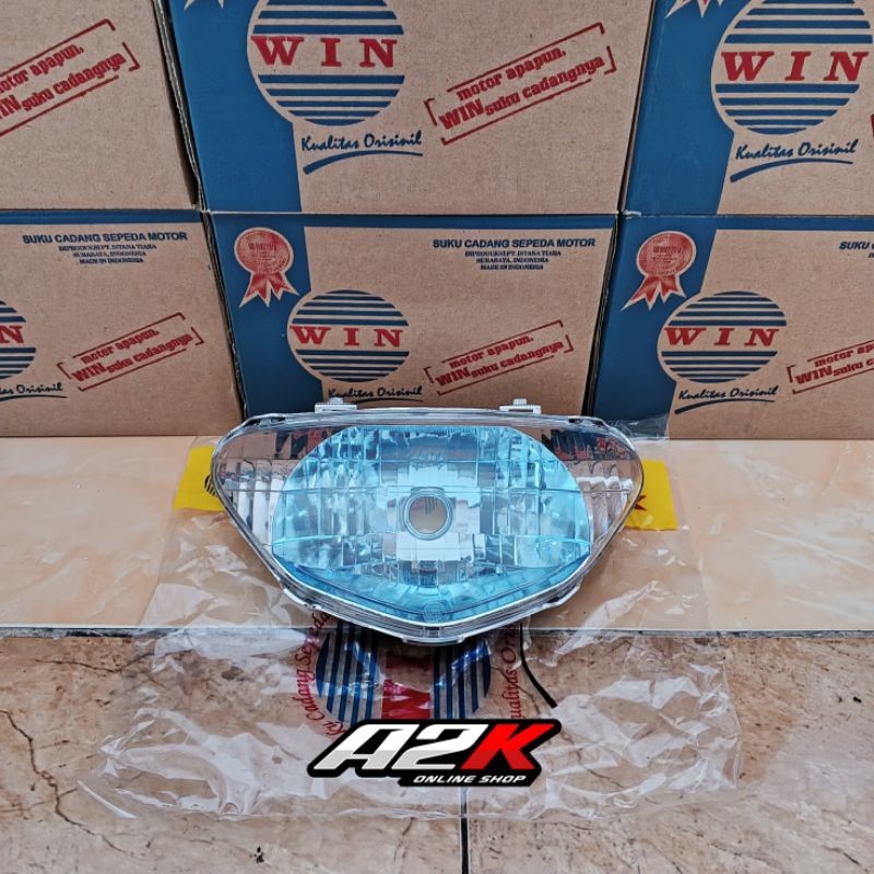 OTOMAX Headlamp Mio Sporty Blue Smoke Custom Reflektor