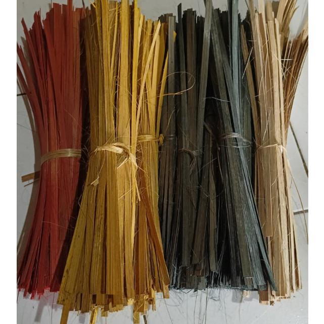 Baru Iratan Bambu Anyaman Panjang Warna-Warni 35-40cm