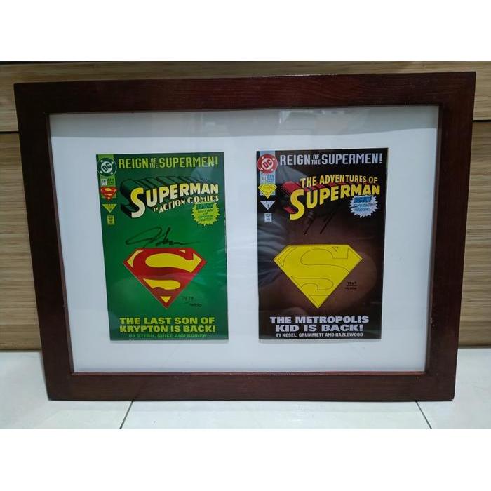 Woodpines F4558 Pigura Minimalis Jati Belanda Kaca Satu Sisi Frame Pajangan Foto Ukuran 43cm x 58cm 