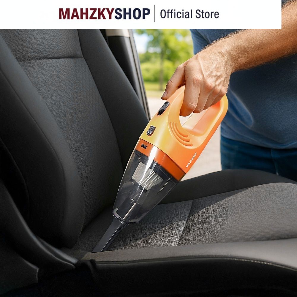 Maximus Vacuum Cleaner Wet & Dry Mobil 80 watt 12V Car Vacuum Cleaner Penyedot Kotoran Portable Vaku